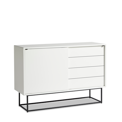 WOUD - Virka sideboard (High) - White - WOUD - DesignGaragen.dk