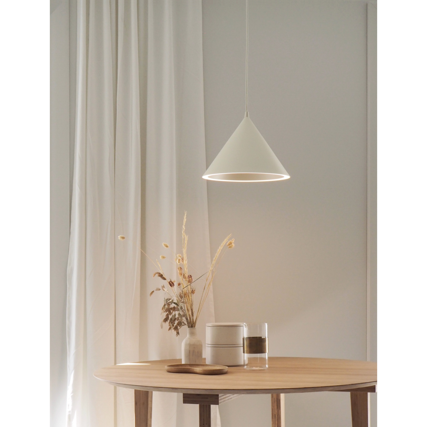 WOUD - Annular pendant (Small) - White - WOUD - DesignGaragen.dk