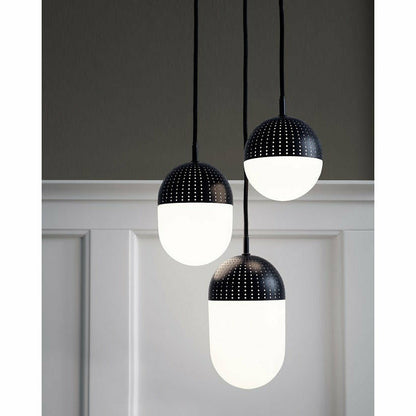 WOUD -  Dot pendant (Medium) - Black