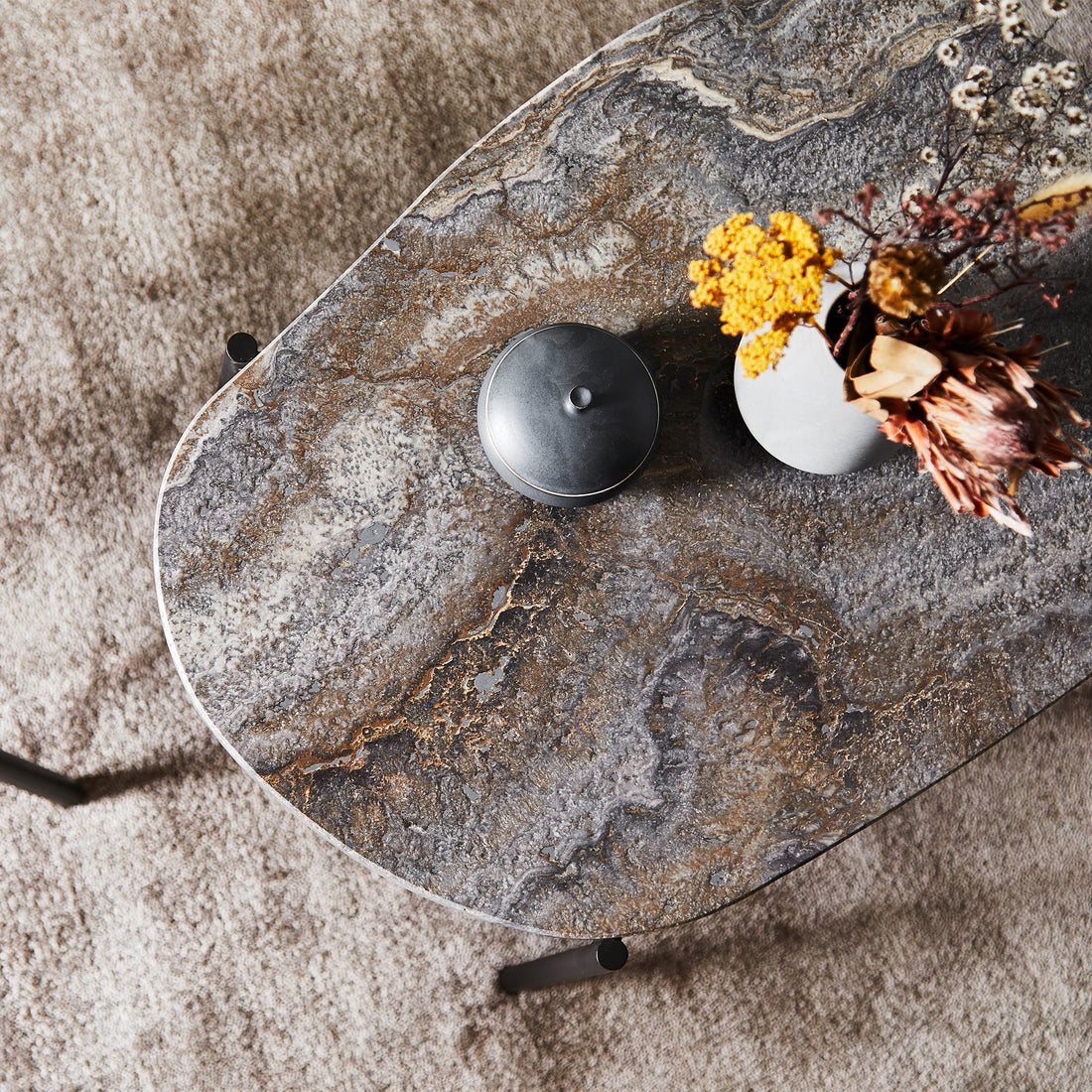 WOUD - La Terra occasional table (Medium) - Grey Melange - WOUD - DesignGaragen.dk