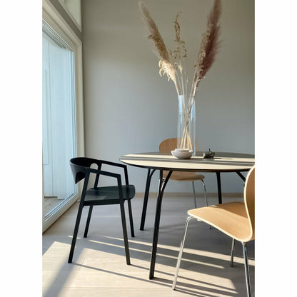 WOUD - Tree dining table (120 cm) - Beige/beige - WOUD - DesignGaragen.dk