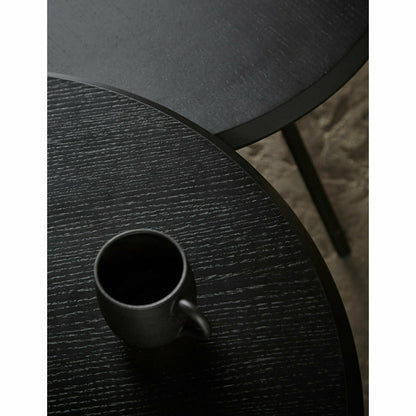 WOUD - Soround coffee table - Black ash (Ø60xH49) - WOUD - DesignGaragen.dk
