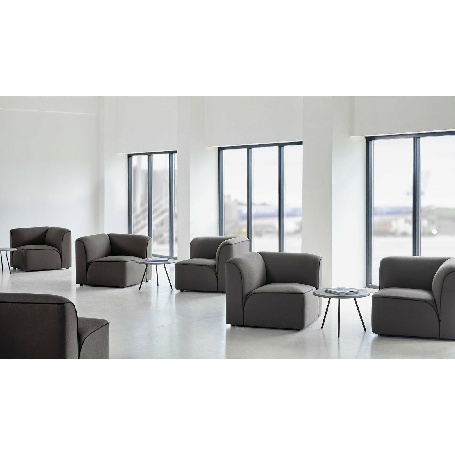 WOUD - Soround coffee table - Concrete (Ø60xH49) - WOUD - DesignGaragen.dk