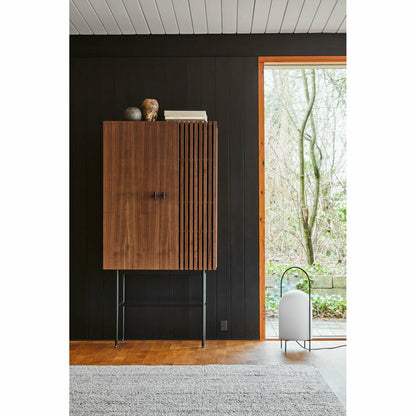 WOUD -  Array highboard (80 cm) - Walnut