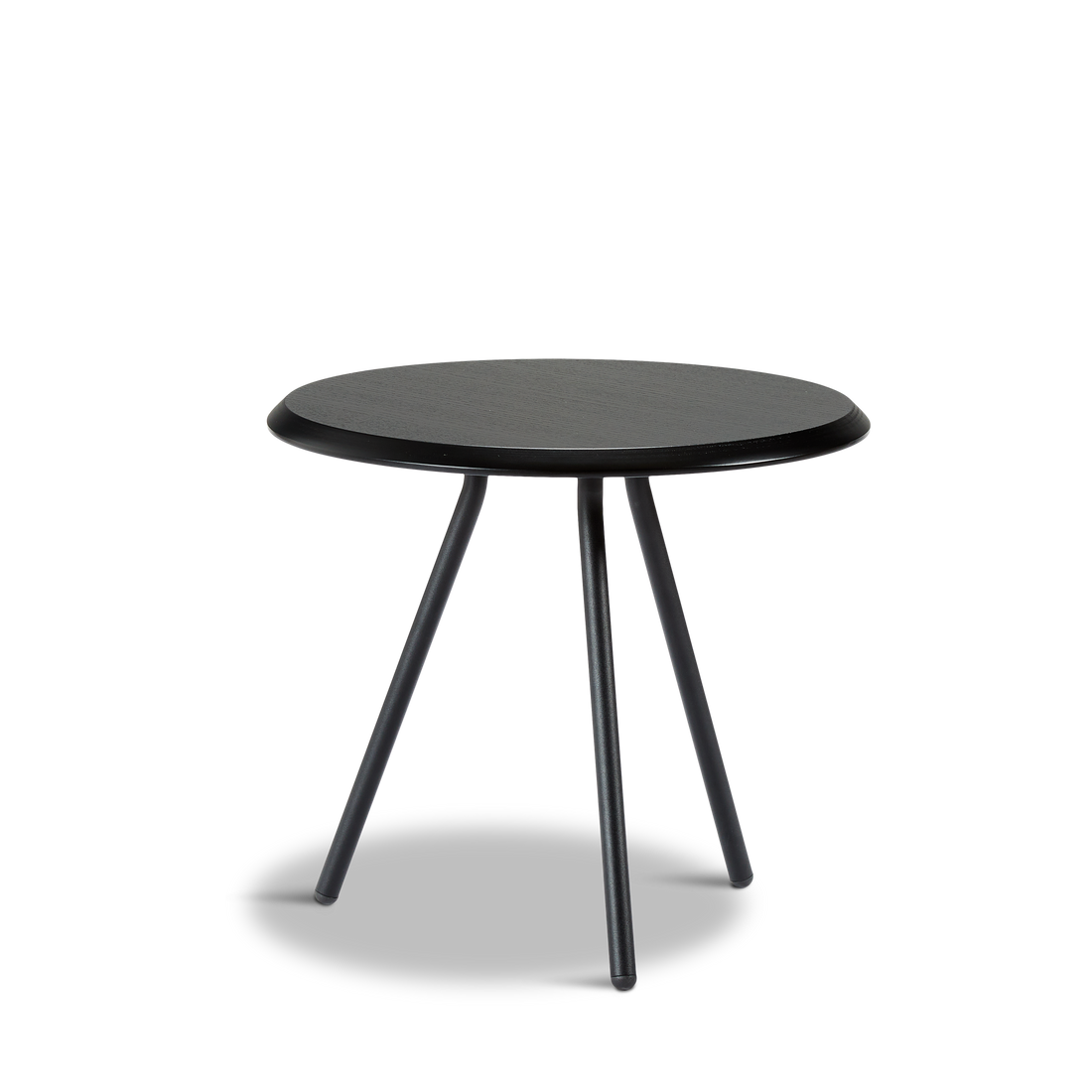 WOUD -  Soround side table - Black ash (Ø45xH40,50)