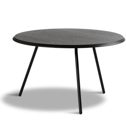 WOUD -  Soround coffee table - Black ash (Ø75xH44,50)