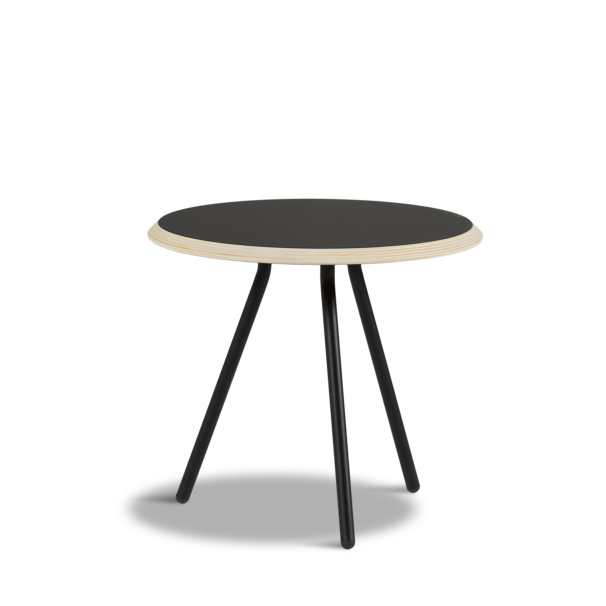 WOUD -  Soround side table - Charcoal (Ø45xH40,50)