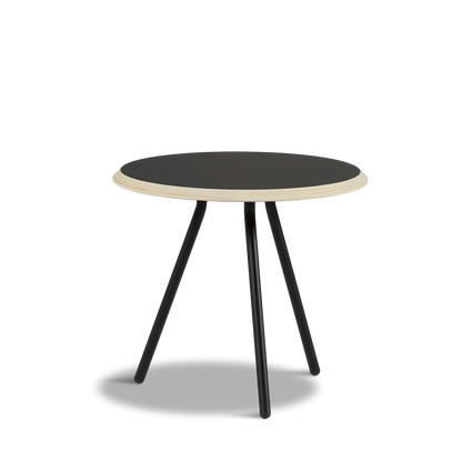 WOUD -  Soround side table - Charcoal (Ø45xH40,50)