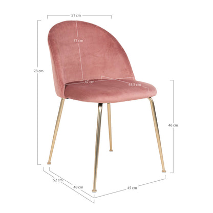 House Nordic Geneva Dining Chair - Set of 2