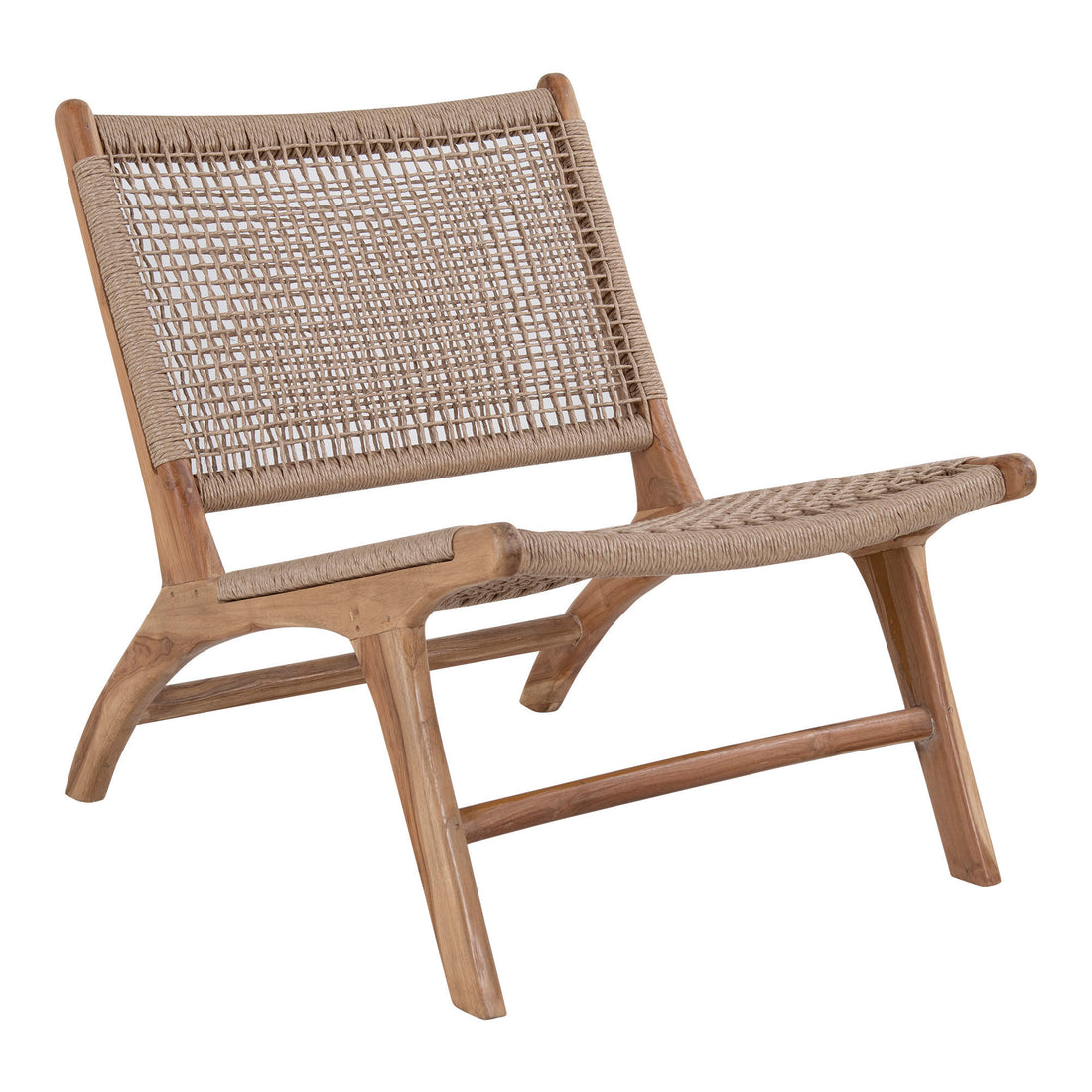 Derby chair - chair in teak and polyrattan - 1 - pcs