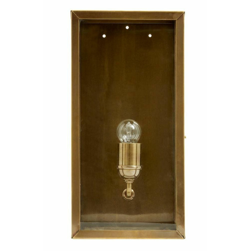 Nordal EOS væglampe / udendørslampe - h40 cm - messing - Nordal - DesignGaragen.dk