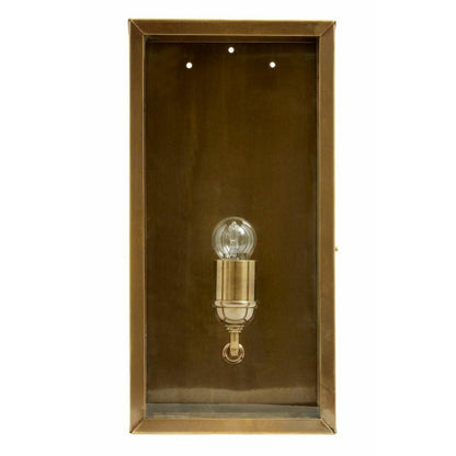 Nordal EOS væglampe / udendørslampe - h40 cm - messing - Nordal - DesignGaragen.dk