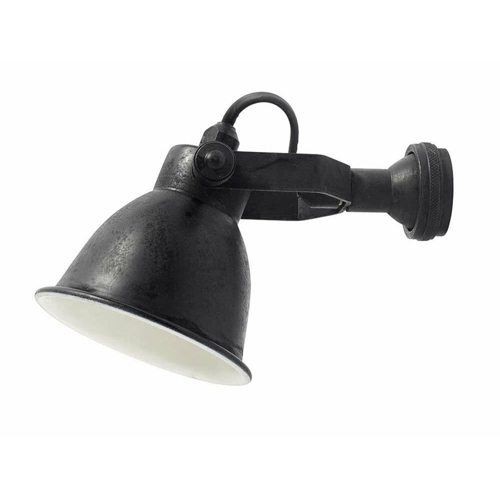 Nordal Wall lamp - ø11 cm - antique black