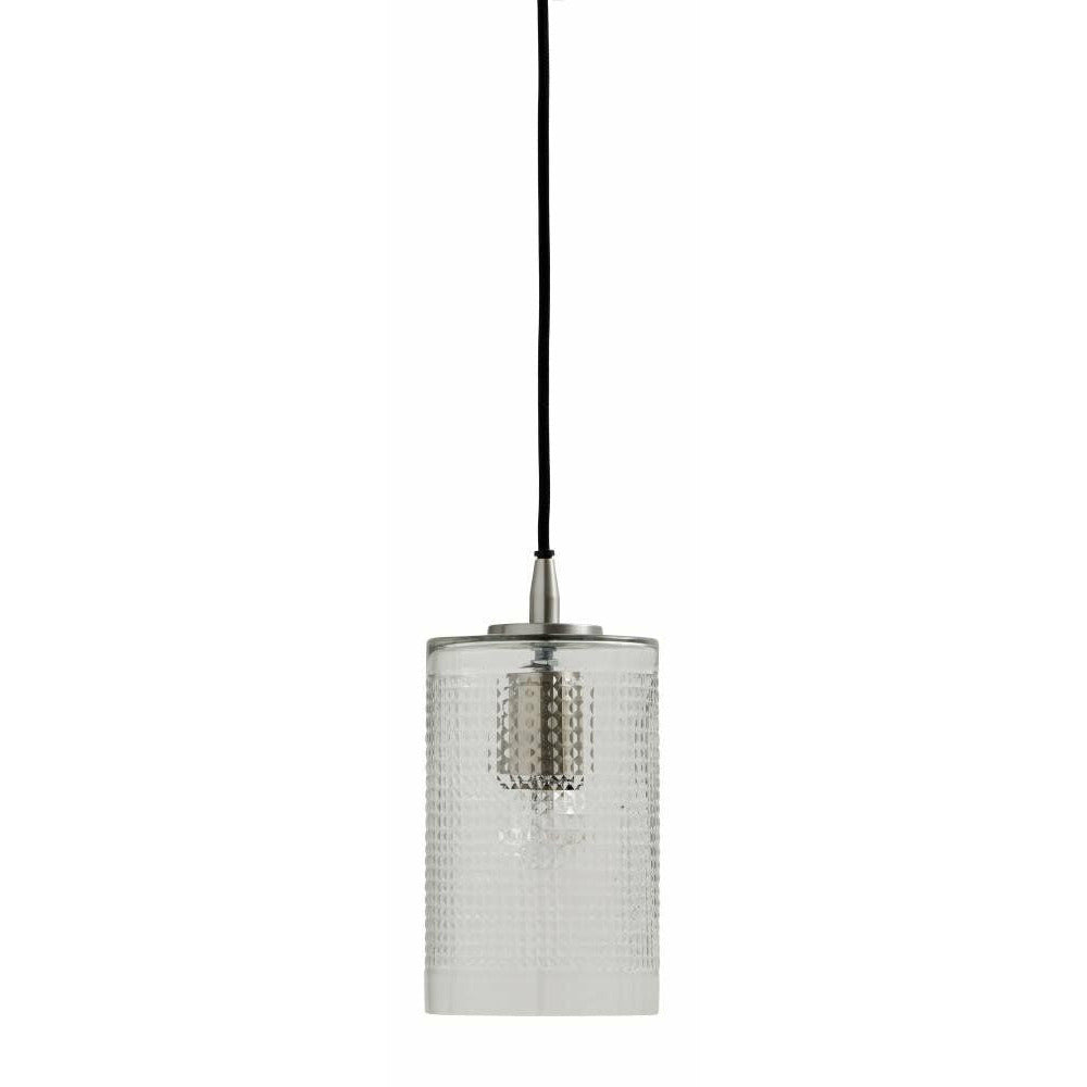 Nordal BRIGHT pendant in clear glass - h22 cm