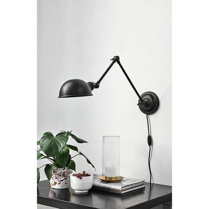 Nordal AURA væglampe - L71 cm - sort - Nordal - DesignGaragen.dk