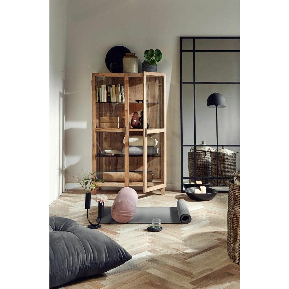 Nordal SPIRIT spejl med jernramme - 204x102 cm - sort - Nordal - DesignGaragen.dk