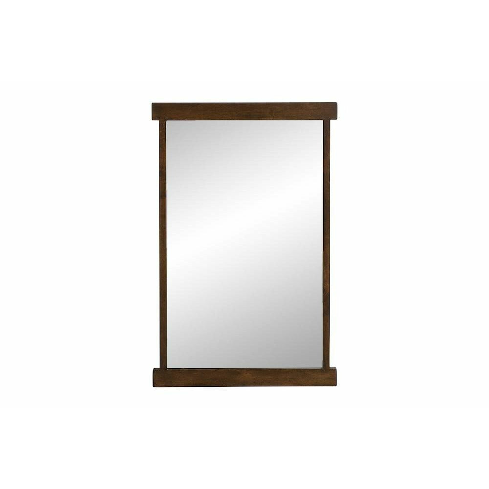 Nordal ARDEA mirror with wooden frame - 80x52 cm - nature