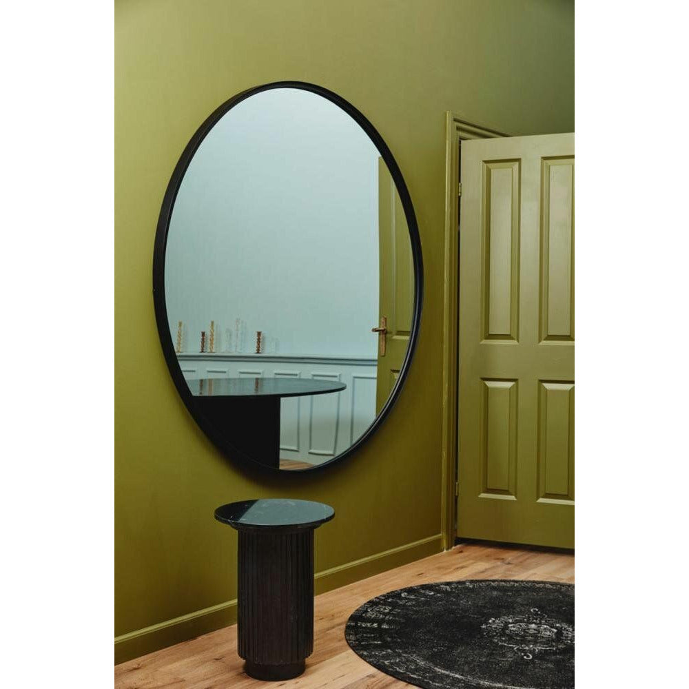 Nordal ASIO large round mirror in iron - ø160 cm - black