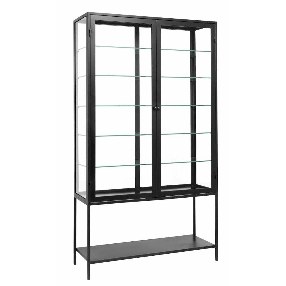 Nordal MONDO display cabinet in iron - 198x112 - black