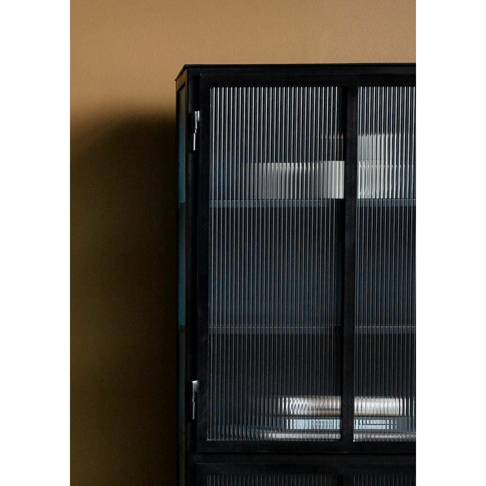 NORDAL GROOVY DISPLAYS IN Iron - 185x130 - Black