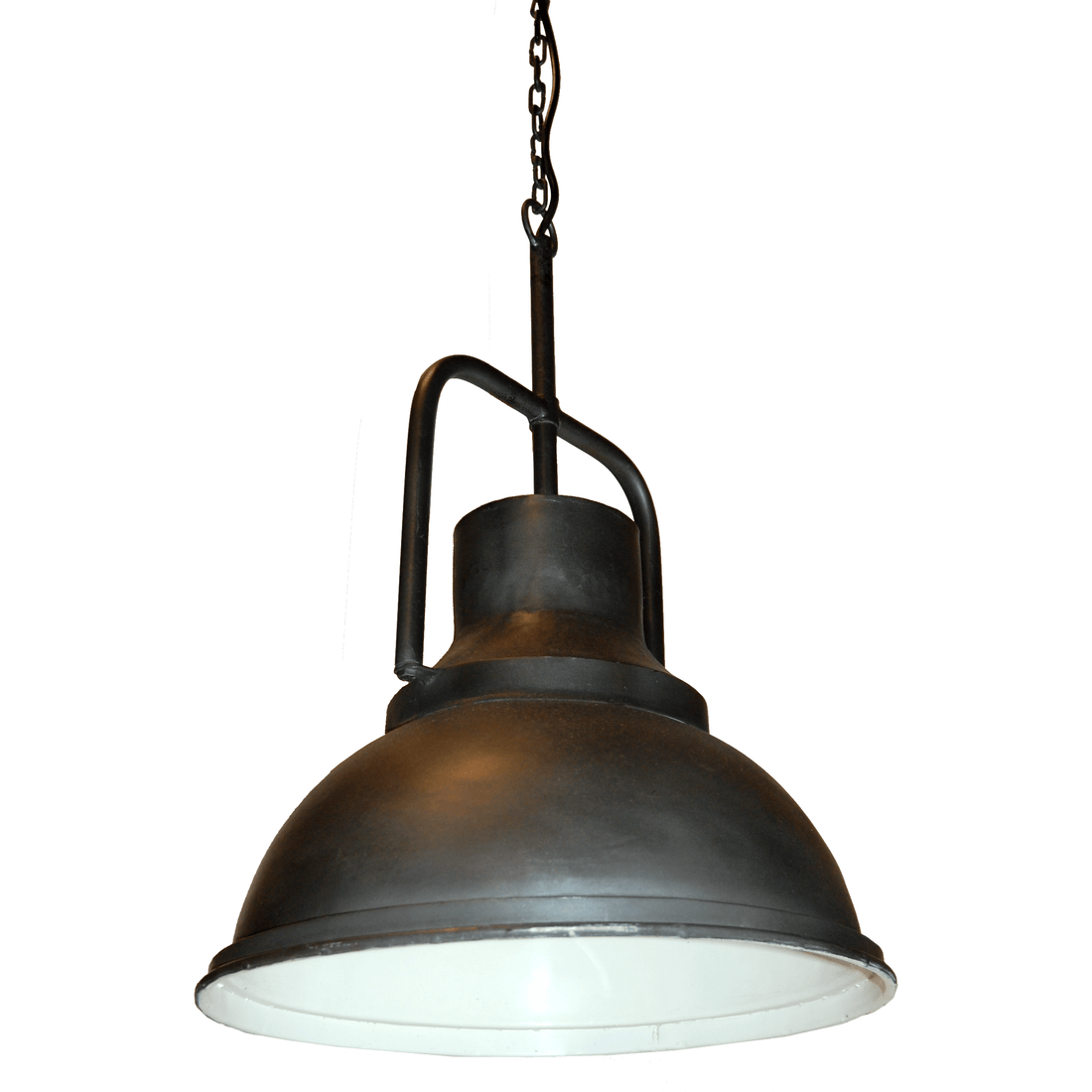 Trademark Living Liam pendant in factory style - zinc