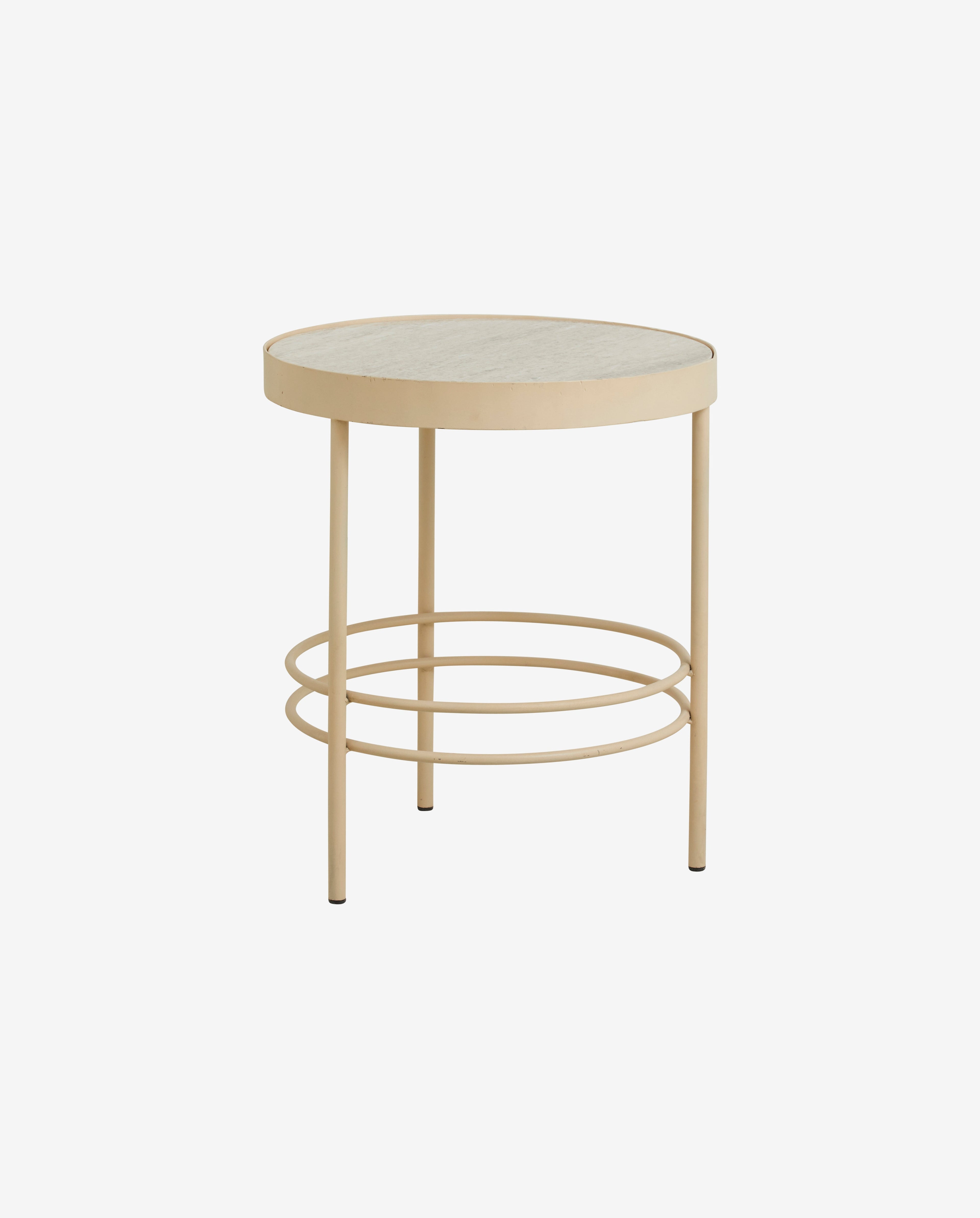 Jungo round side table - Ø50 cm - sand