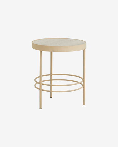 Jungo round side table - Ø50 cm - sand