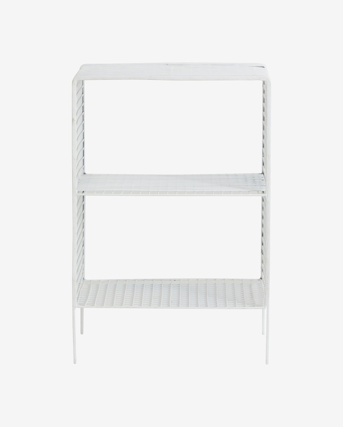 Tuo bedside table/side table in iron - 40x30 cm - white