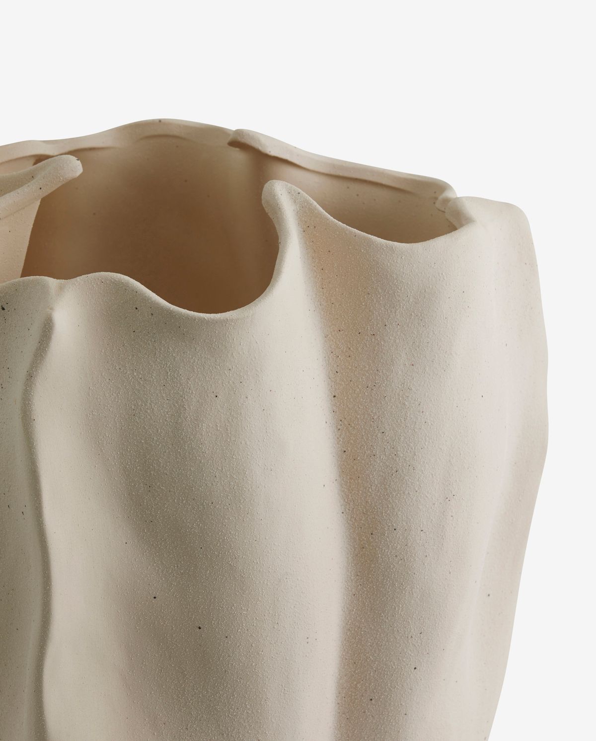 Isabela Vase H36.5 cm - Cream