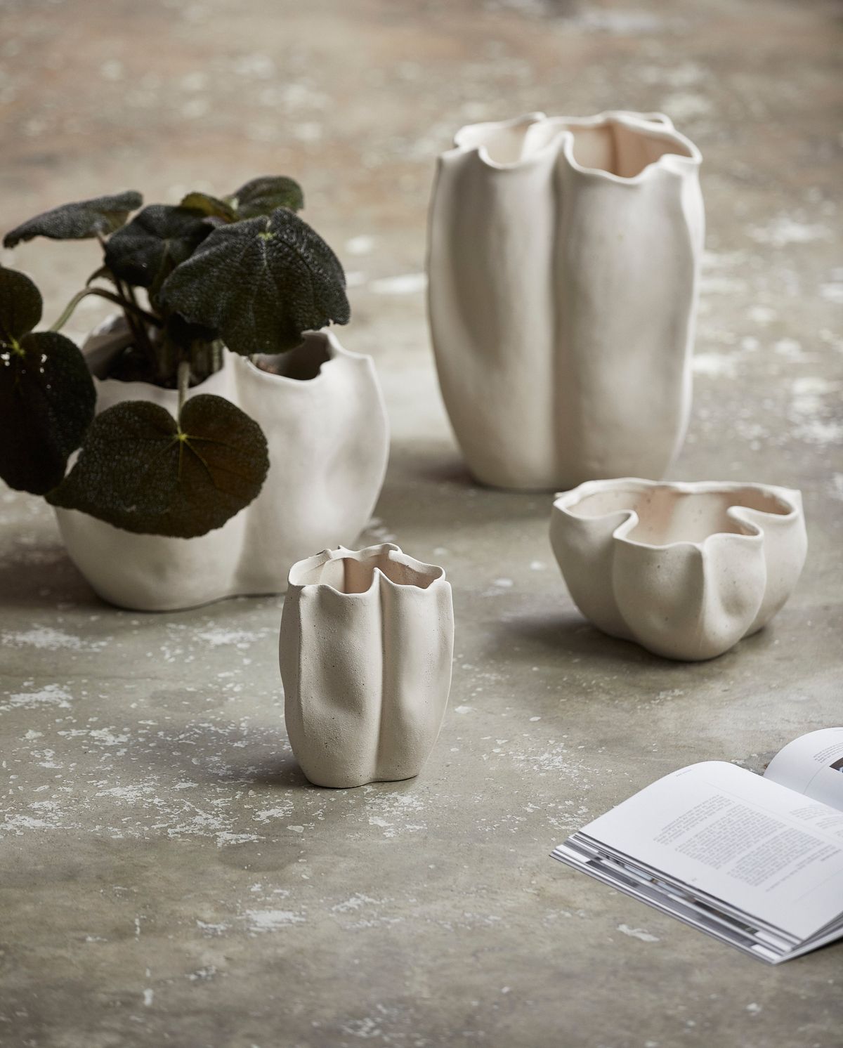 Isabela bowl/herbal pot Ø33 cm - cream