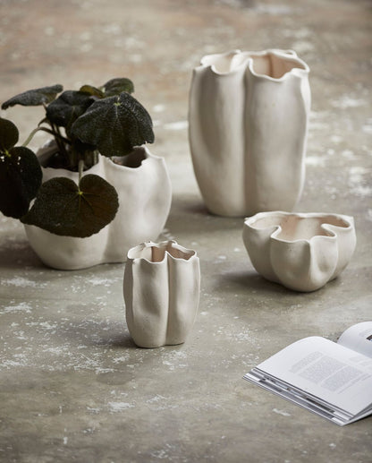 Isabela bowl/herbal pot Ø33 cm - cream