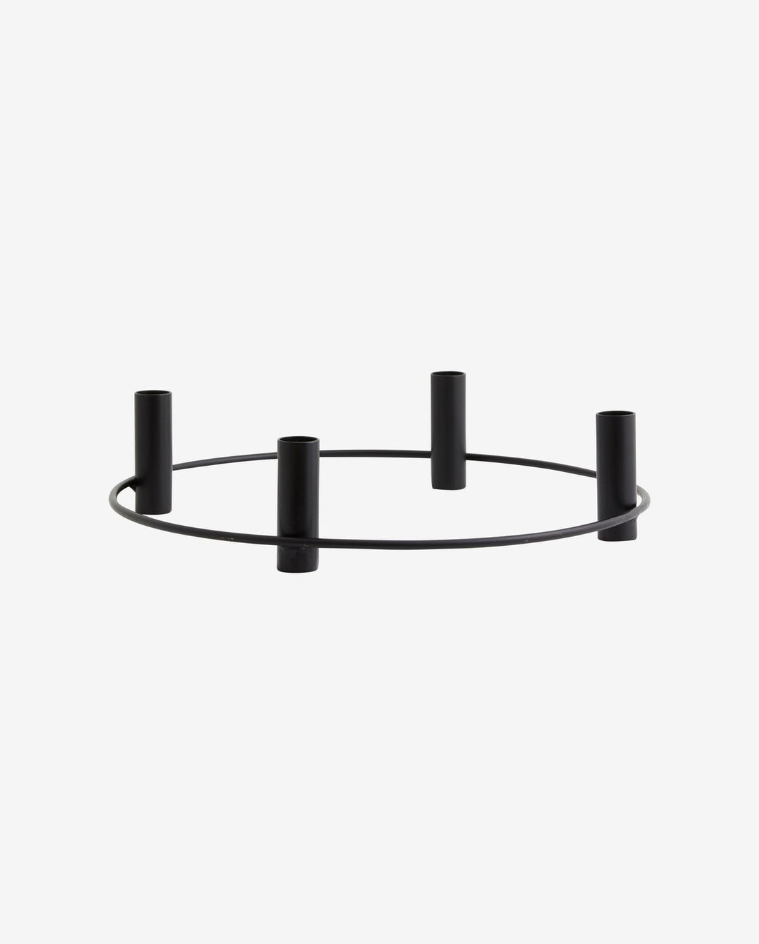 Irona candlestick - black