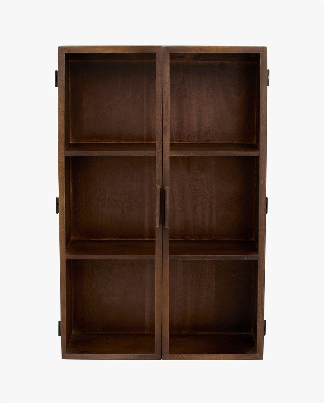 Nango wall cabinet with 2 doors - dark brown