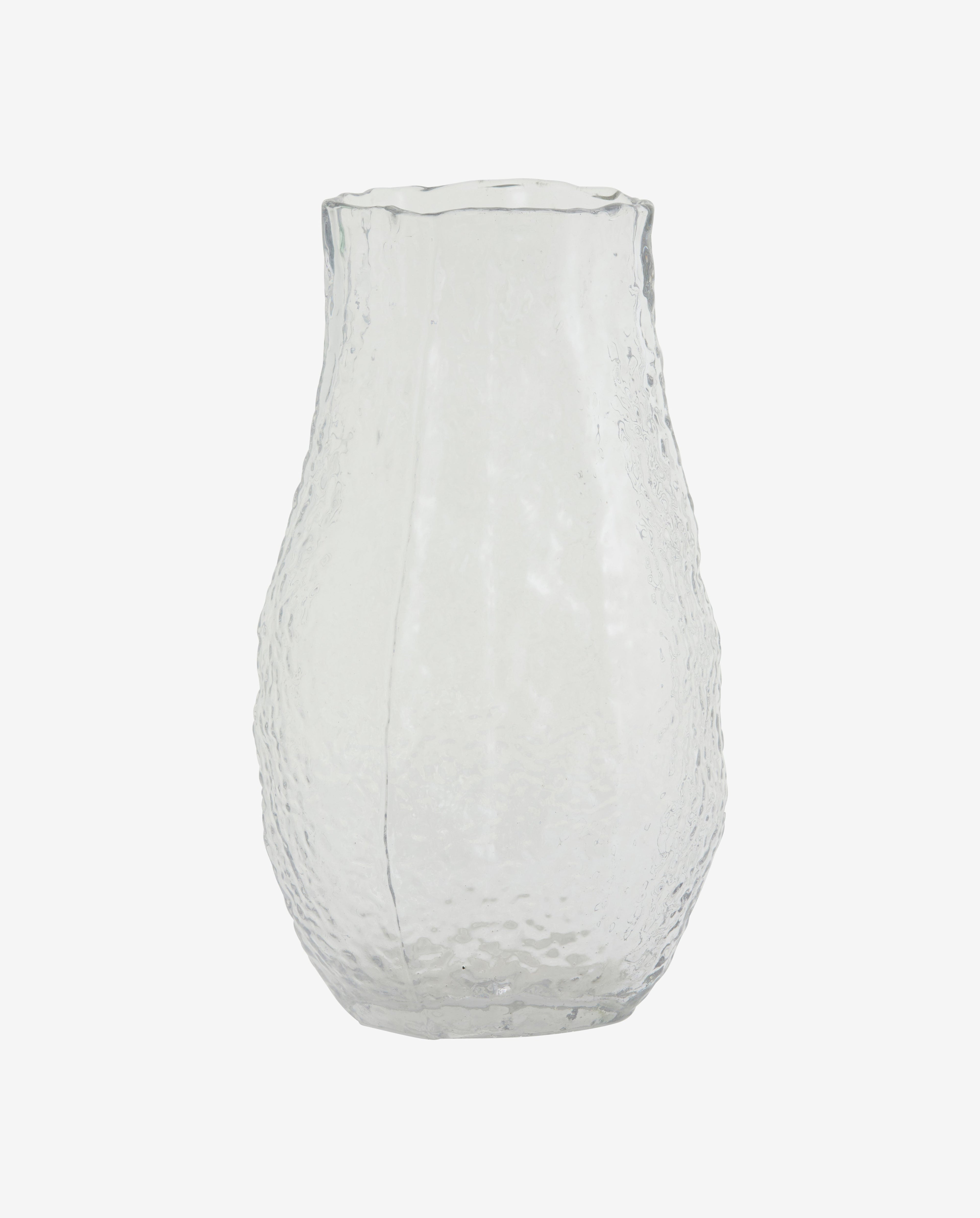 Parry Vase Medium - Clear Glass
