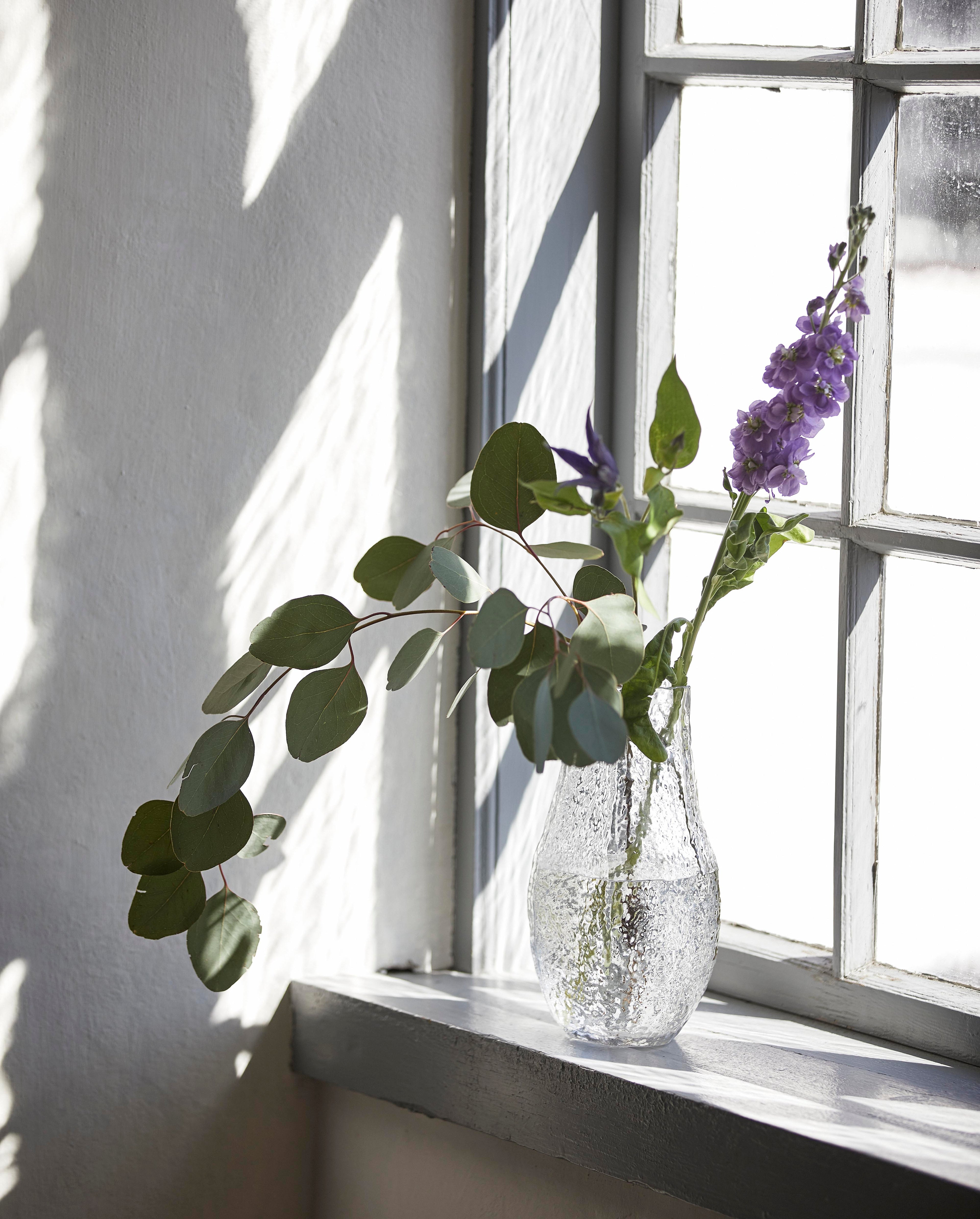 Parry Vase Medium - Clear Glass