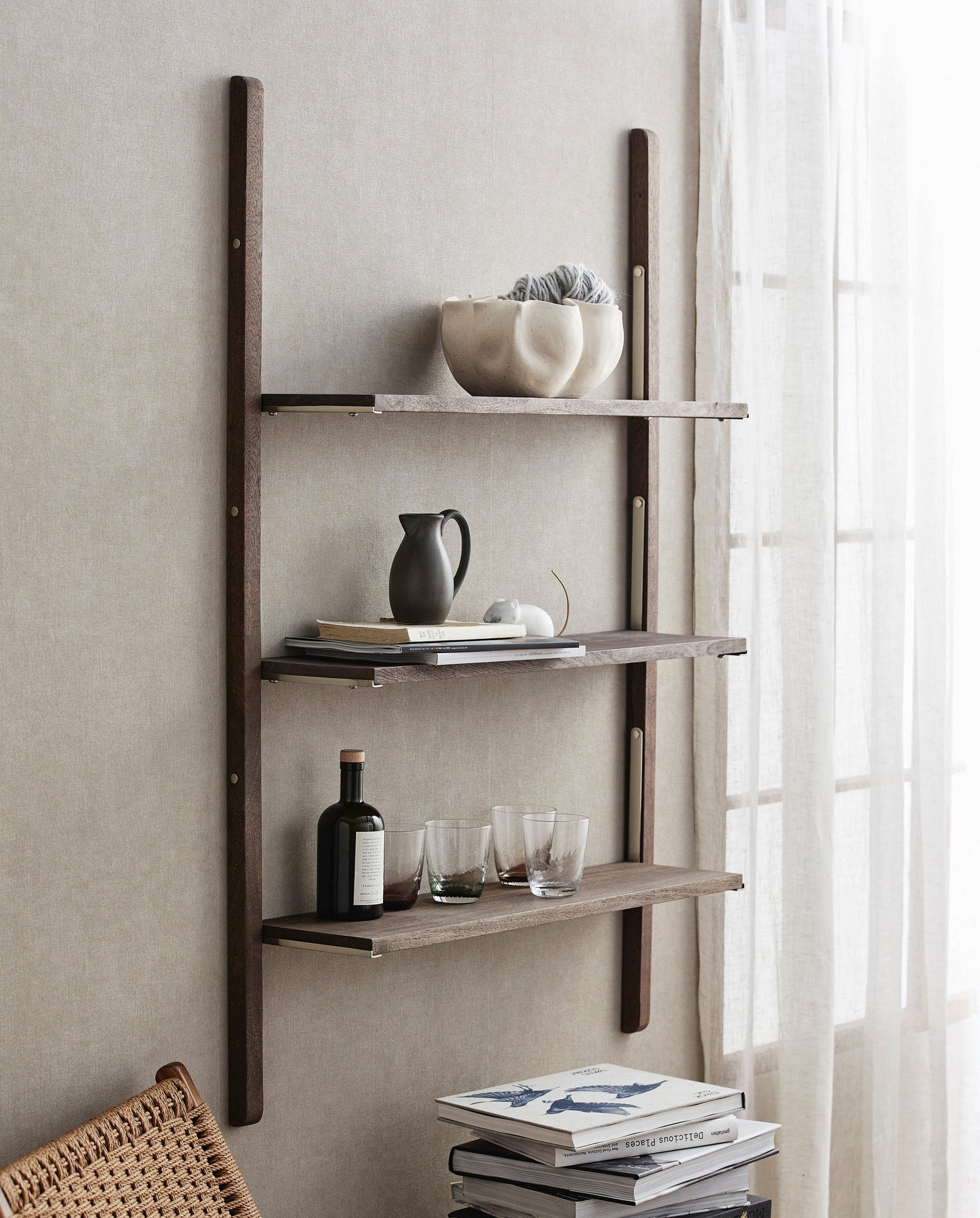 SINCA shelf in mango trees - dark brown