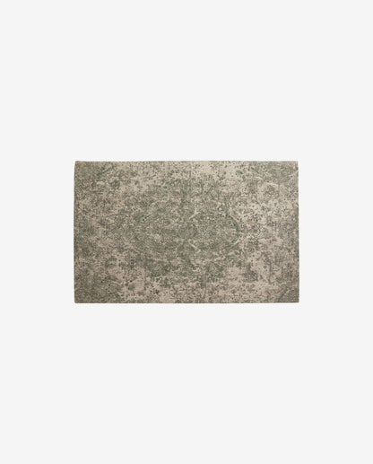Aria jacquard woven rug - 160x240 cm - green/beige