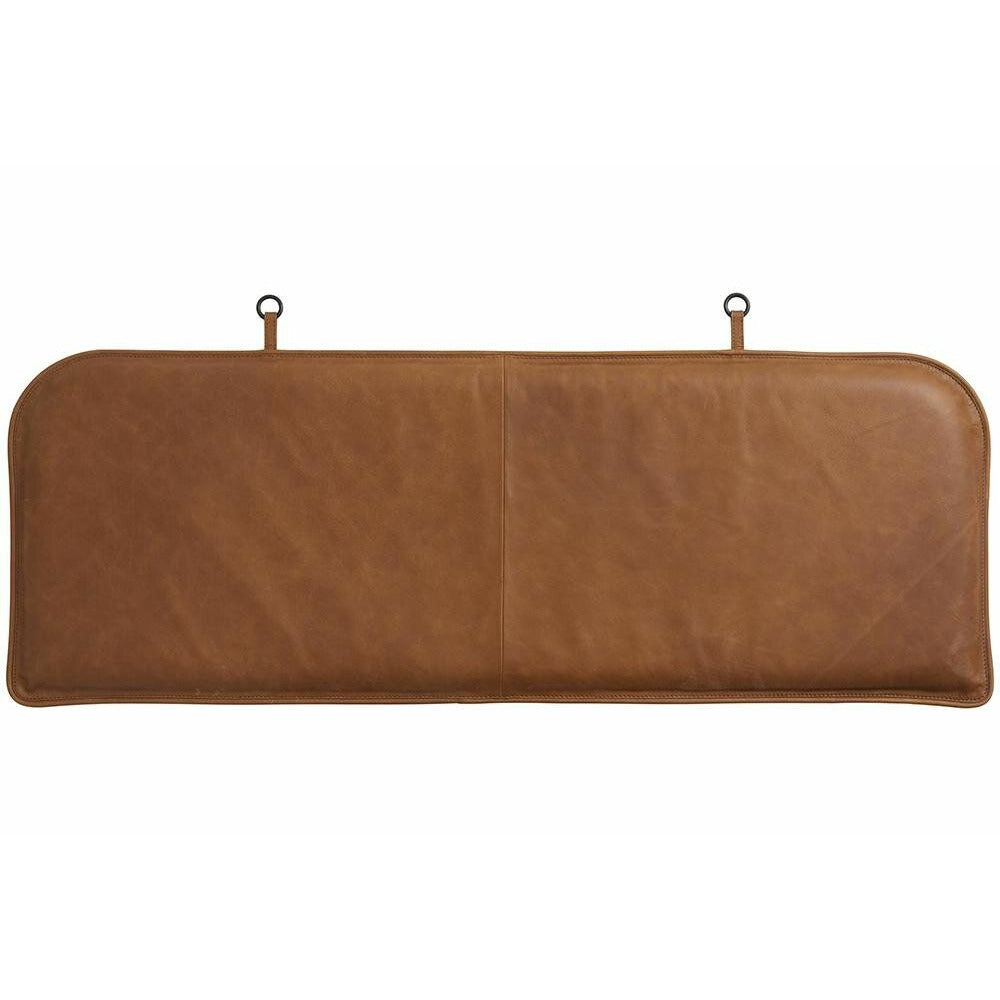 Nordal Ticino Bed War / Back Cand in Leather - 100 cm - Brown