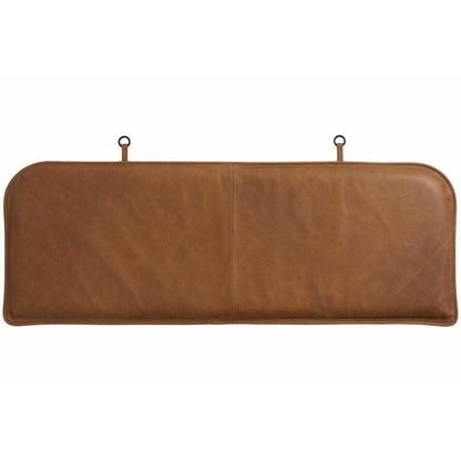 Nordal Ticino Bed War / Back Cand in Leather - 100 cm - Brown