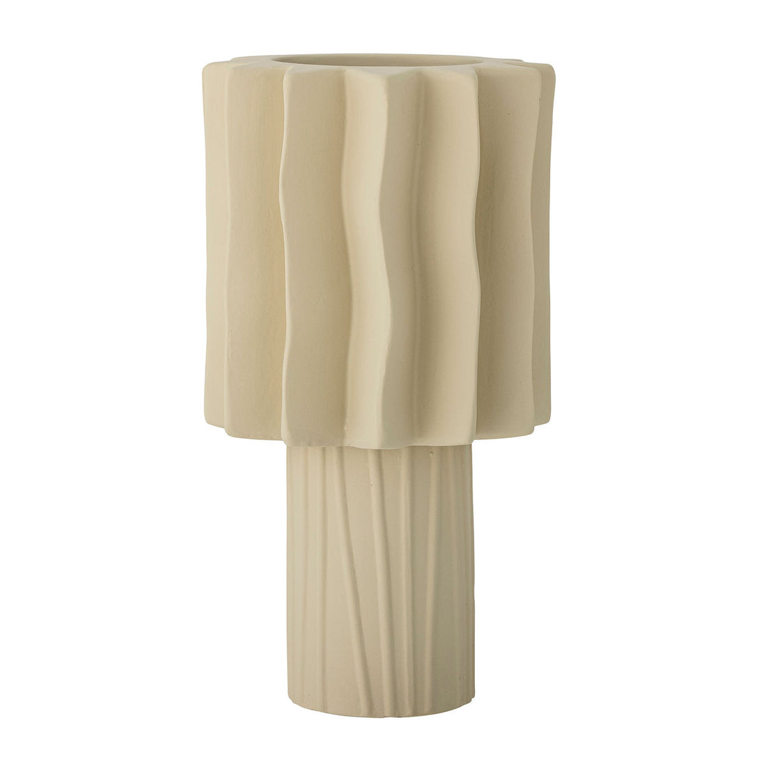 Bloomingville Pethrine Vase, Natur, Stentøj - Bloomingville - DesignGaragen.dk