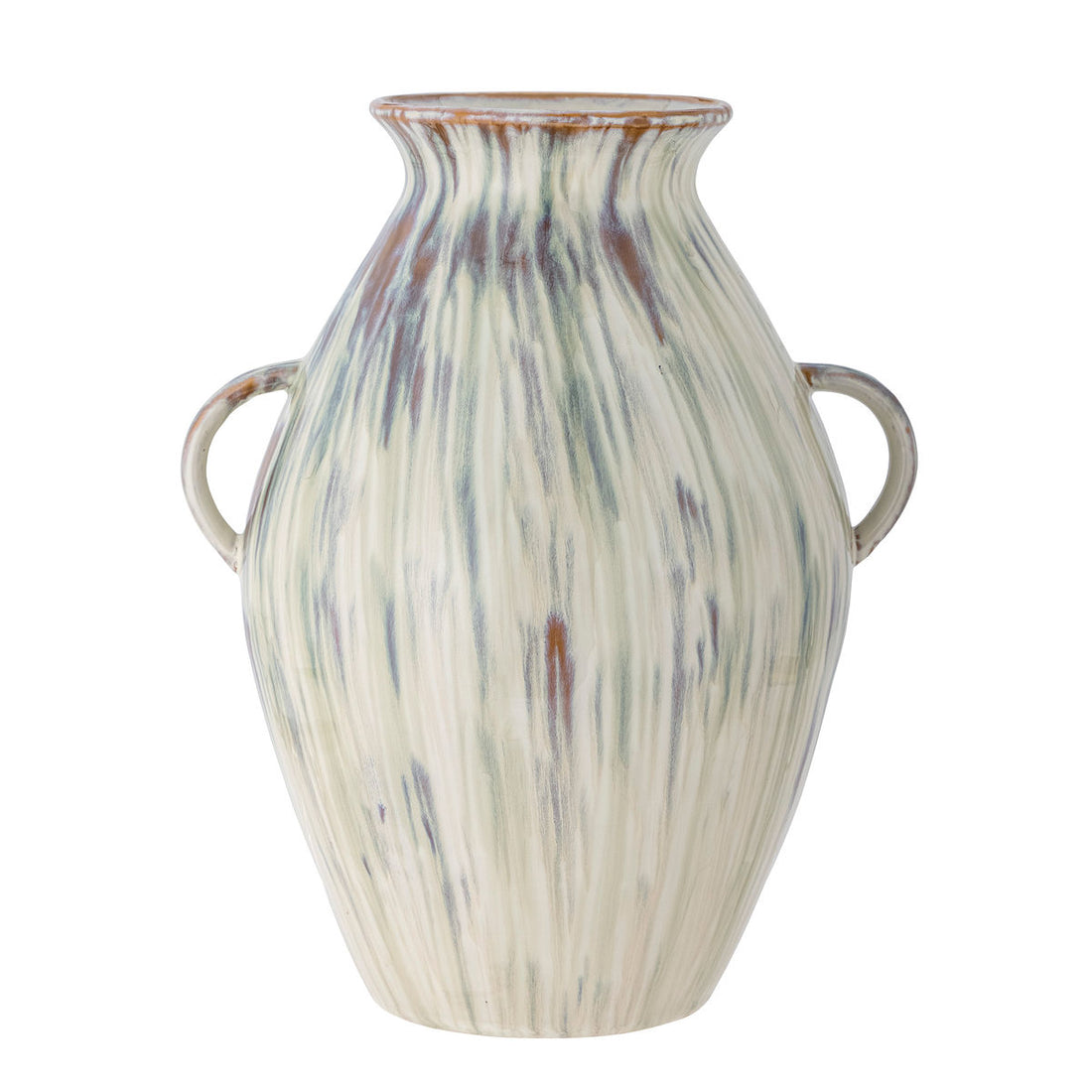 Bloomingville Sanella Vase, Grøn, Stentøj - Bloomingville - DesignGaragen.dk