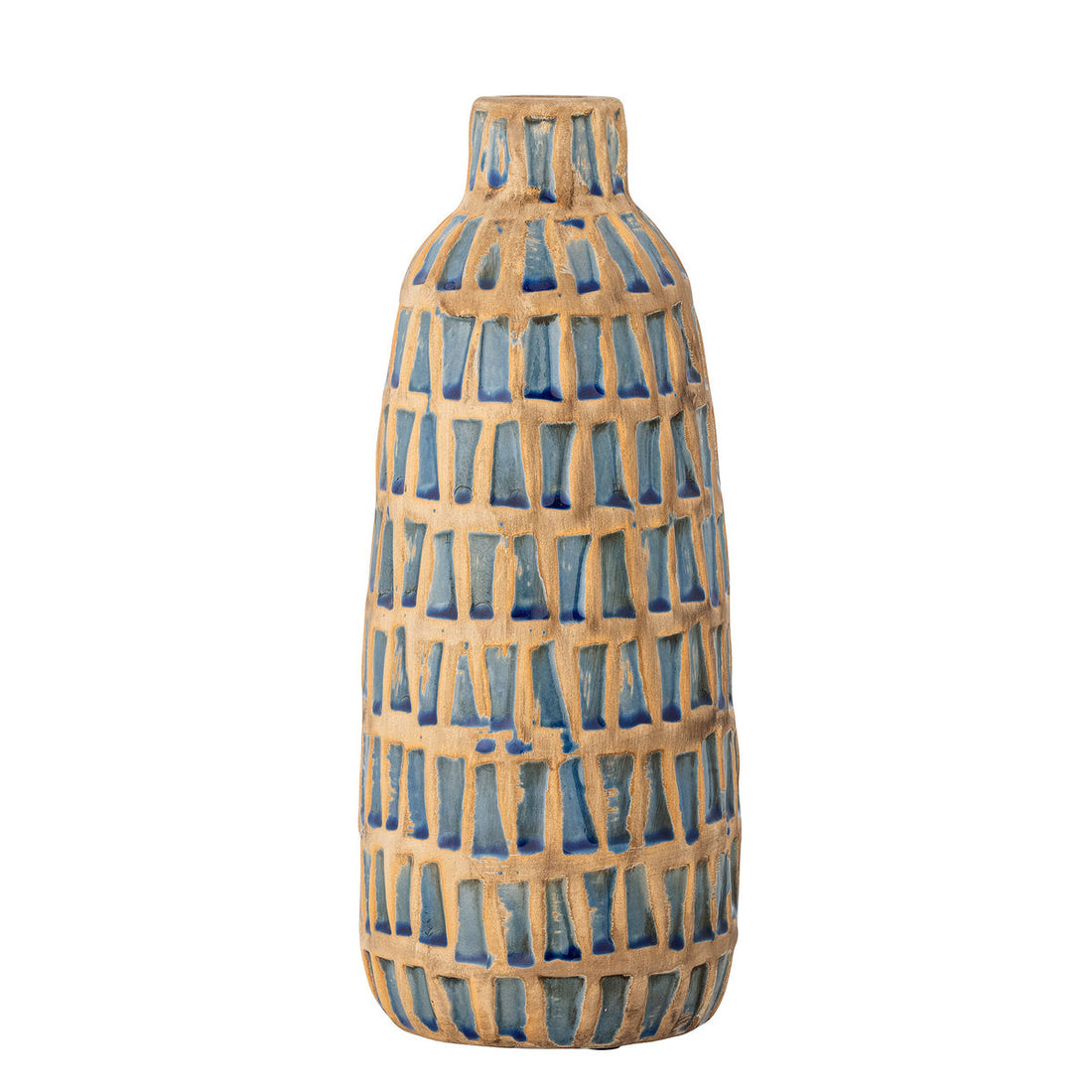 Creative Collection Mayann Deko Vase, Blå, Terrakotta - Creative Collection - DesignGaragen.dk