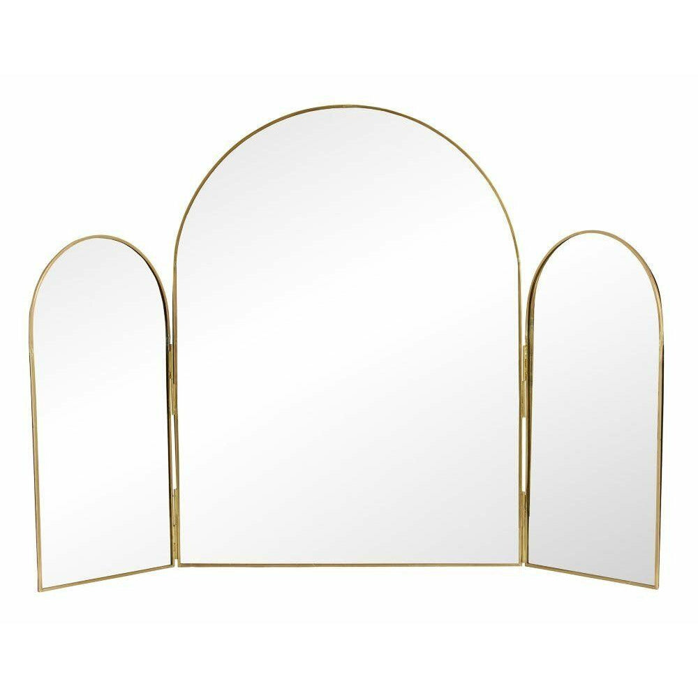 Nordal RUKIA table mirror - 51x77 cm - gold