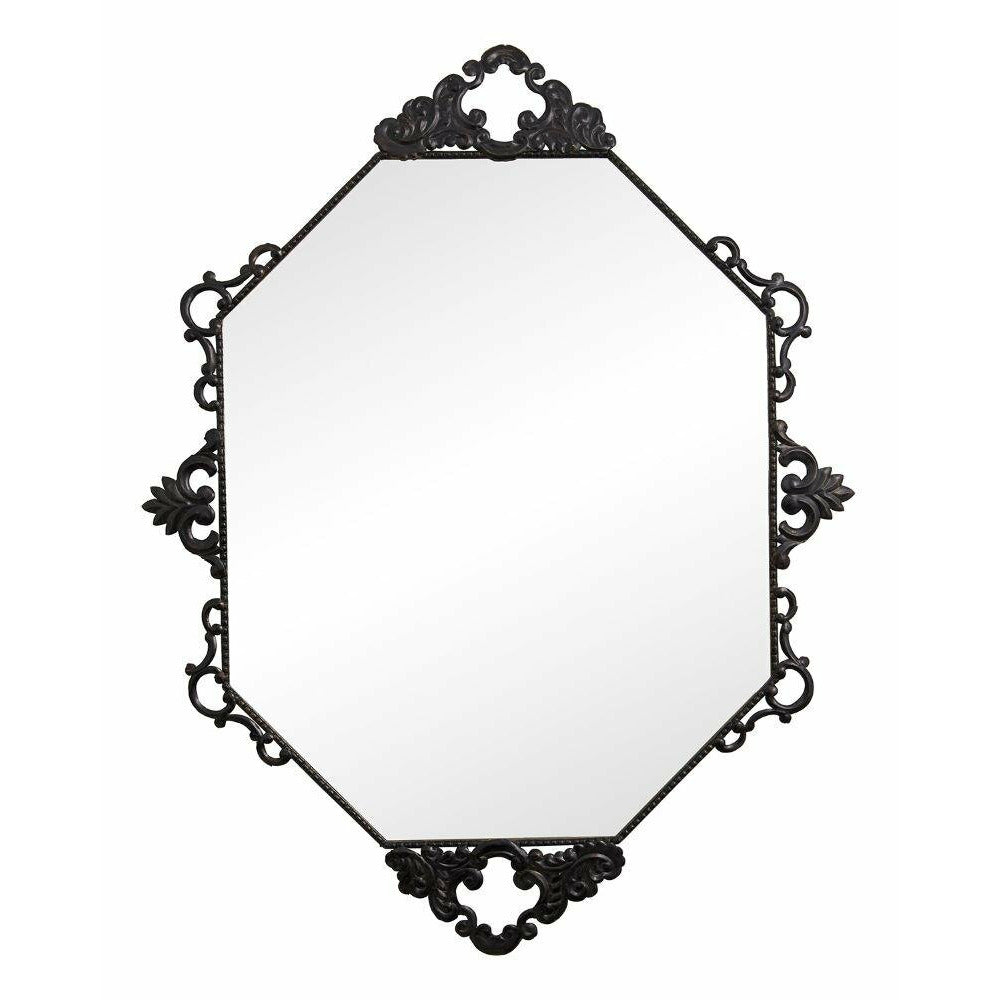 Nordal LARUS mirror - 50x39 cm - black