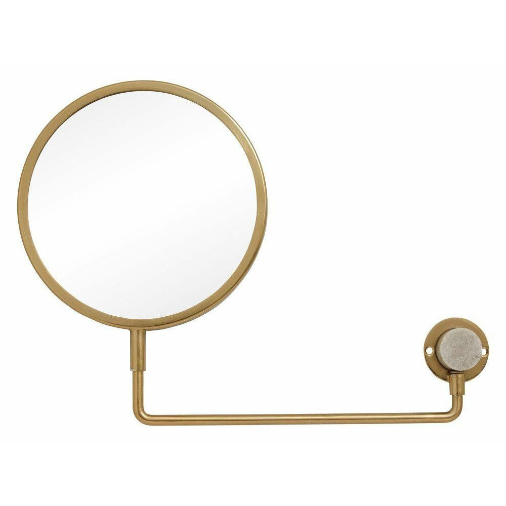 Nordal TESIA wall mirror in metal - 39x27 cm - gold finish