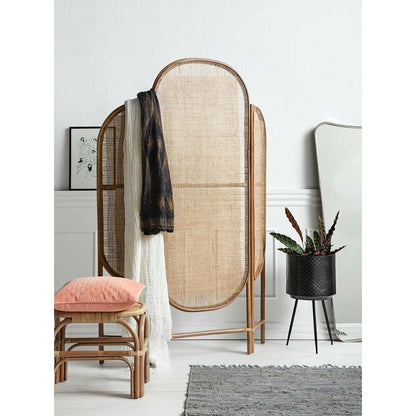 Nordal BALI rattan room divider - 180x130 cm - natural