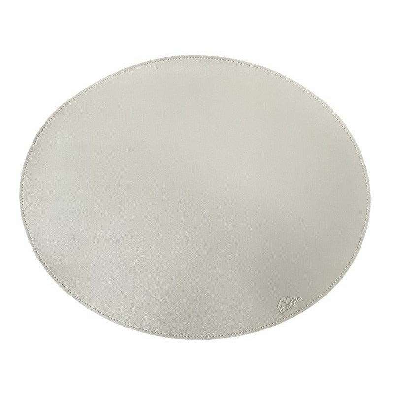 House of Sander Oval placemat // Cream PU - SOFT
