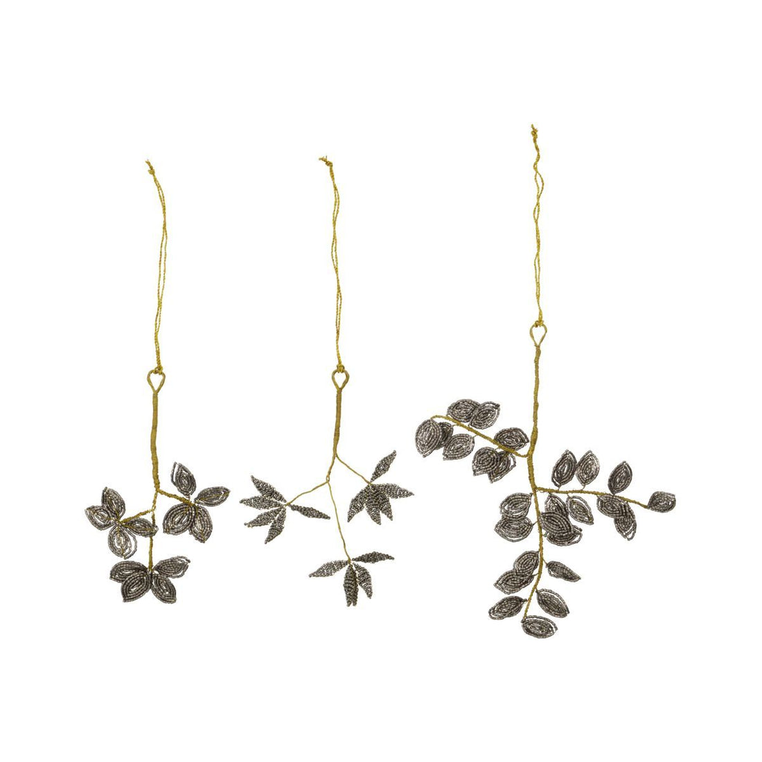 House Doctor Christmas decorations, Pearl, Gray/Gold