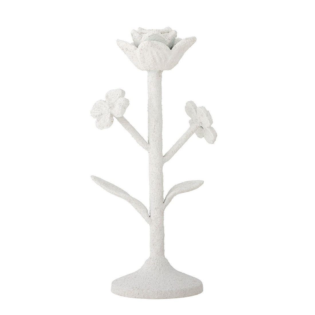 Creative Collection Ranin Candlestick, White, Iron