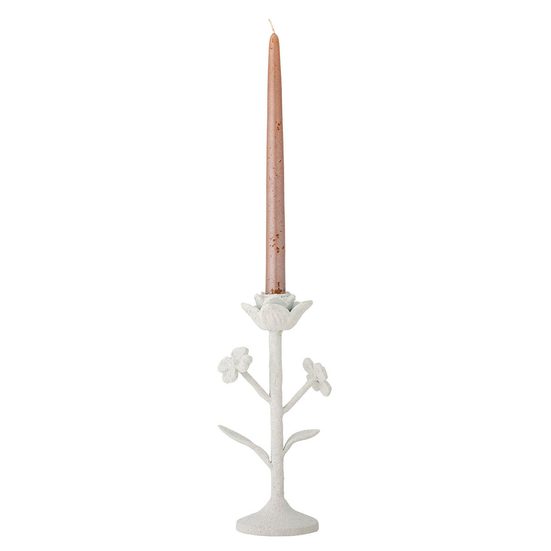 Creative Collection Ranin Candlestick, White, Iron